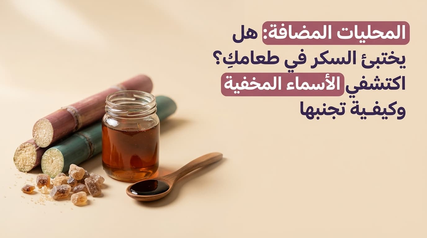 المحليات المضافة: هل يختبئ السكر في طعامكِ؟ اكتشفي الأسماء المخفية وكيفية تجنبها
