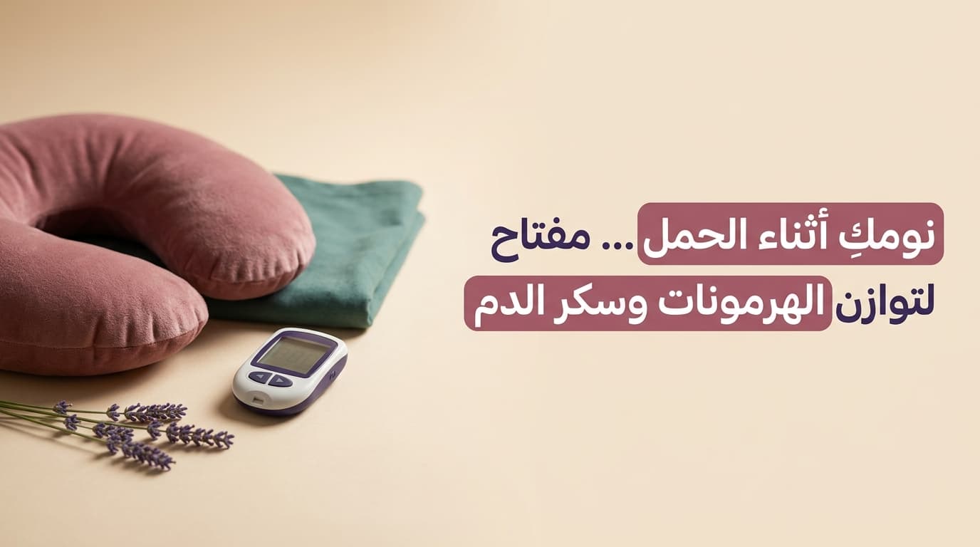 نومكِ أثناء الحمل... مفتاح لتوازن الهرمونات وسكر الدم