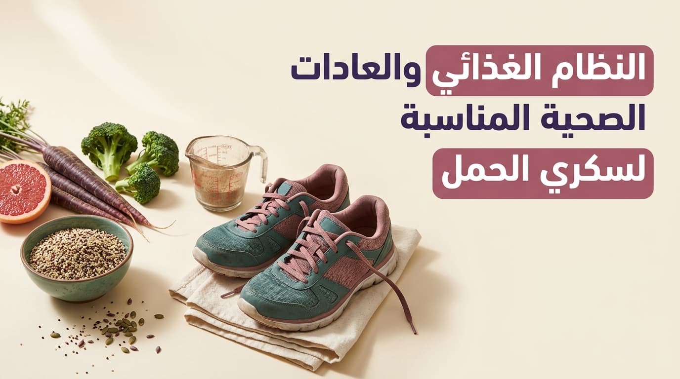 النظام الغذائي والعادات الصحية المناسبة لسكري الحمل